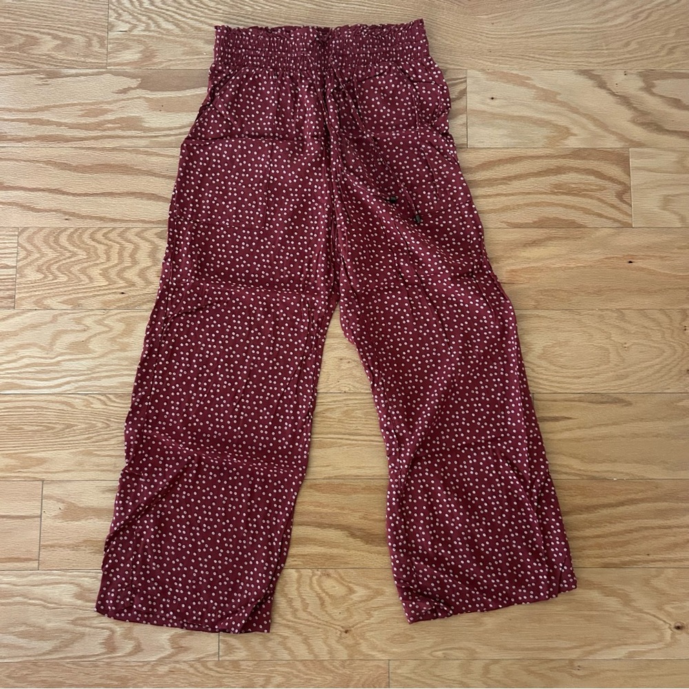 Abercrombie & Fitch wide leg Flowy Flower Pants